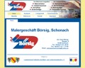 Web-Referenz - Malergesch�ft B�rsig, Schonach